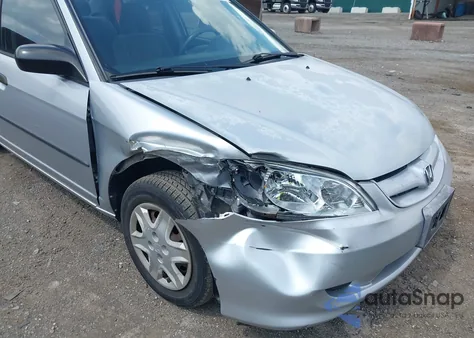 2004 Honda Civic Vp from USA, damaged, VIN 2HGES16314H626649